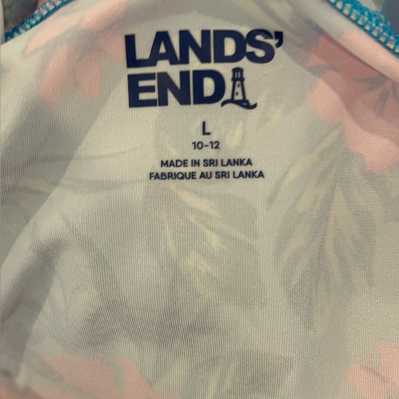 Lands’ End girls size large 10-13 tankini swim top - Picture 6 of 6